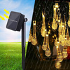 KURTYNA ŚWIETLNA LED GIRLANDA SOLARNA LAMPKI SOPLE WISZĄCE ŚWIĄTECZNE KULKI