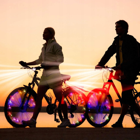 Mocna Lampka ROWEROWA Światło LED Przód Tył Latarka Na ROWER Kierownicę USB