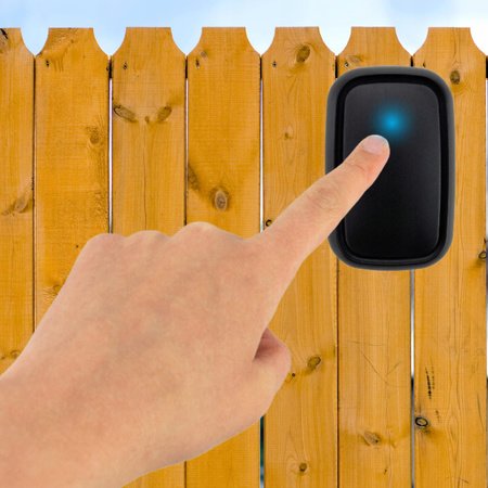 DZWONEK BEZPRZEWODOWY WODOODPORNY DO DRZWI 300M IP44 ZEWNĘTRZNY DO FURTKI