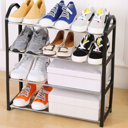 PÓŁKA NA BUTY STOJAK REGAŁ SZAFKA 4 POZIOMY MOCNA Organizer Na Buty Do Domu