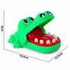 GRA KROKODYL KAJMAN CHORY ZĄBEK U DENTYSTY DUŻY RODZINNA ZABAWKA DLA DZIECI