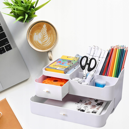 PRZYBORNIK ORGANIZER NA BIURKO SZYFLADKA DUŻY BIURKOWY Dla Dzieci Biura