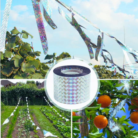 Odstraszacz Ptaków Taśma Odstraszająca Ptaki Na Gołębie Kruki 2x50m 100m