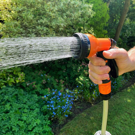 PISTOLET DO PODLEWANIA ZRASZACZ WODY OGRODOWY DO WĘŻA OGRODOWEGO 8 FUNKCJI