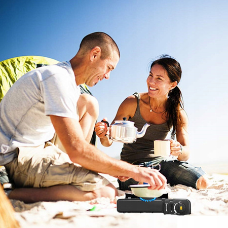 KUCHENKA GAZOWA PRZENOŚNA TURYSTYCZNA SURVIVAL BIWAK POLOWA NA KARTUSZE GAZ