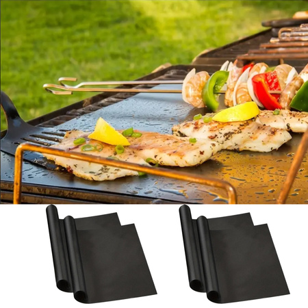 4x MATA TEFLONOWA NA GRILLA DO PIECZENIA TACKA NA GRILL SMAŻENIA PIEKARNIKA