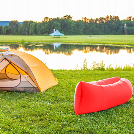 NADMUCHIWANA ROZKŁADANA SOFA LAZY BAG AIR NA PLAŻE FOTEL MATERAC LEŻAK