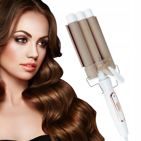 FALOWNICA DO STYLIZACJI WŁOSÓW KARBOWNICA LOKÓWKA WIELOFUNKCYJNA FALE LOKI