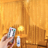 KURTYNA ŚWIETLNA 300 LED 3x3m SOPLE LAMPKI GIRLANDA PILOT DRUCIKI BIAŁE