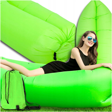 NADMUCHIWANA ROZKŁADANA SOFA LAZY BAG AIR NA PLAŻE FOTEL MATERAC LEŻAK