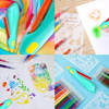 DŁUGOPIS 3D MAGICZNY PEN DLA DZIECI DO MALOWANIA ZESTAW SZABLONY PREZENT