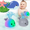 FONTANNA ZABAWKA DO KĄPIELI WODY TRYSKAJĄCY ŚWIECĄCY WIELORYB DLA DZIECI
