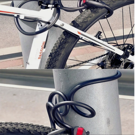 ZAPIĘCIE ROWEROWE BLOKADA ZABEZPIECZENIE DO ROWERU LINKA ZAMEK ŁAŃCUCH