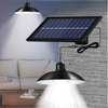 ŻYRANDOL LAMPA SOLARNA LED WISZĄCA SUFITOWA + PILOT OGRODOWA ZEWNĘTRZNA