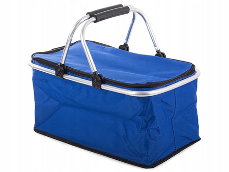 KOSZ PIKNIKOWY SKŁADANY TERMICZNY TURYSTYCZNY KOSZYK NA ZAKUPY IZOLACYJNY