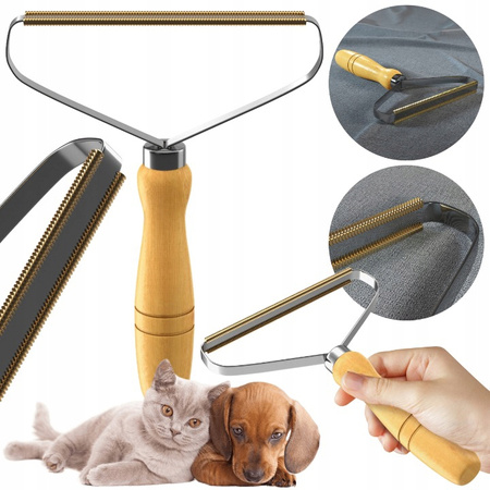 DUŻA GOLARKA DO UBRAŃ SWETRÓW TAPICERKI ZMECHACEŃ SIERŚCI GRZEBIEŃ SZCZOTKA