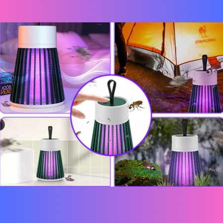 LAMPA OWADOBÓJCZA NA KOMARY MUCHY OWADY ELEKTRYCZNA PUŁAPKA SKUTECZNA UV