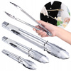 SZCZYPCE KUCHENNE METALOWE DO GRILLA SAŁATEK MIĘSA RUSZTU UNIWERSALNE 3 szt