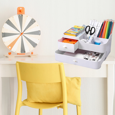 PRZYBORNIK ORGANIZER NA BIURKO SZYFLADKA DUŻY BIURKOWY Dla Dzieci Biura