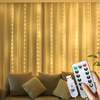 KURTYNA ŚWIETLNA 300 LED 3x3m SOPLE LAMPKI GIRLANDA PILOT DRUCIKI BIAŁE