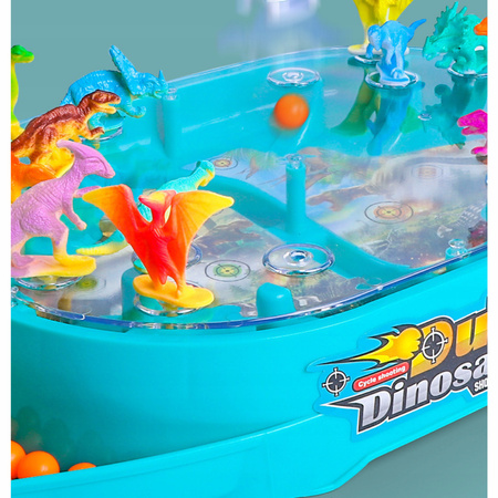 GRA ZRĘCZNOŚCIOWA INTERAKTYWNA ZABAWKA PREZENT DLA DZIECI DINOZAURY STRZELA