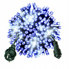 LAMPKI CHOINKOWE 300 LED ZEWNĘTRZNE STAŁE FLASH IP44 GRUBY KABEL NIEBIESKIE