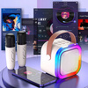 BEZPRZEWODOWY ZESTAW DO KARAOKE BLUETOOTH + GŁOŚNIK 2x MIKROFON DLA DZIECI