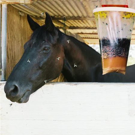 WOREK PUŁAPKA NA MUCHY OWADY PRZYNĘTA SKUTECZNY ŚRODEK Z WABIKIEM WABIK XXL