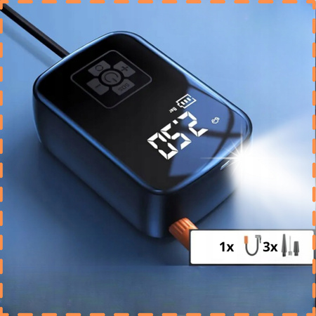 Pompka Elektryczna Do Roweru Rowerowa Samochodowa Kompresor Bezprzewodowa