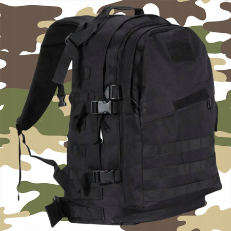 PLECAK SZKOLNY CZARNY DUŻY MŁODZIEŻOWY DO SZKOŁY PRACY SPORTOWY NA LAPTOPA