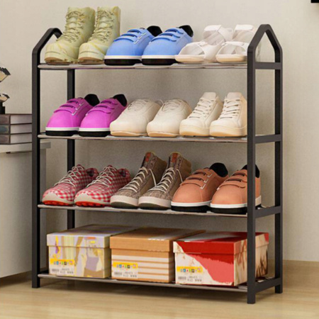 PÓŁKA NA BUTY STOJAK REGAŁ SZAFKA 4 POZIOMY MOCNA Organizer Na Buty Do Domu