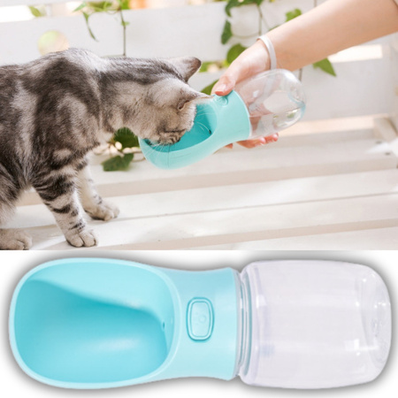 BUTELKA MISKA TURYSTYCZNA BIDON NA WODĘ PRZENOŚNA POIDŁO DLA PSA KOTA