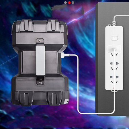 MOCNA LATARKA LED AKUMULATOROWA SZPERACZ TAKTYCZNA BIWAKOWA POWERBANK USB