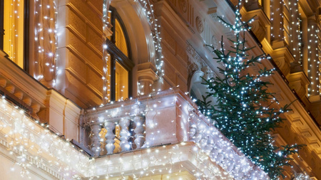 SOPLE 500 LED LAMPKI ZEWNĘTRZNE IP44 STAŁE + FLASH KURTYNA GIRLANDA GRUBE