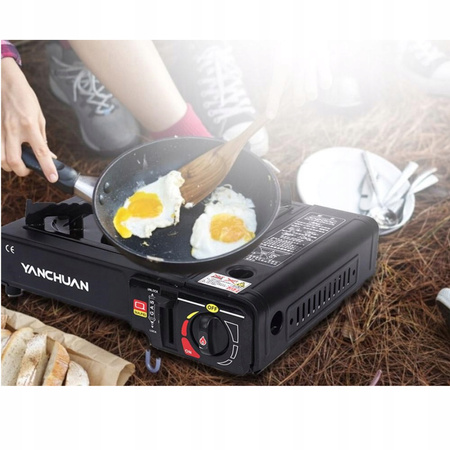 KUCHENKA GAZOWA PRZENOŚNA TURYSTYCZNA SURVIVAL BIWAK POLOWA NA KARTUSZE GAZ