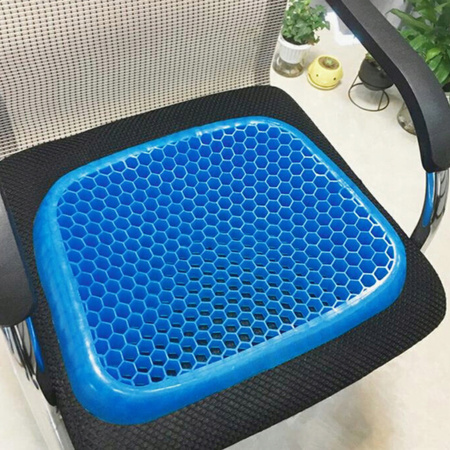 PODUSZKA ŻELOWA ORTOPEDYCZNA SILIKONOWA PODKŁADKA CHŁODZĄCA DO SIEDZENIA