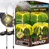 LAMPA SOLARNA OGRODOWA MEDUZA WBIJANA Z CZUJNIKIEM ŚWIATŁOWODOWA 2 szt.