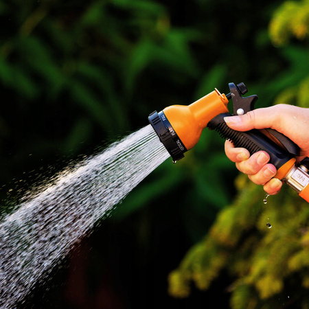 PISTOLET DO PODLEWANIA ZRASZACZ WODY OGRODOWY DO WĘŻA OGRODOWEGO 8 FUNKCJI