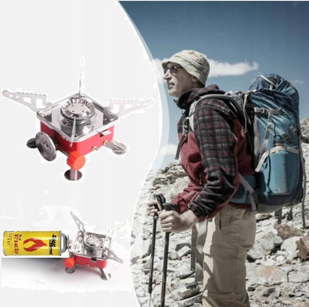 MINI KUCHENKA TURYSTYCZNA GAZOWA NA KARTUSZ KARTUSZE GAZ POLOWA PRZENOŚNA