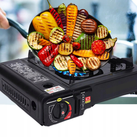 KUCHENKA GAZOWA PRZENOŚNA TURYSTYCZNA SURVIVAL BIWAK POLOWA NA KARTUSZE GAZ