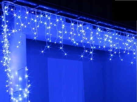 SOPLE 500 LED LAMPKI ZEWNĘTRZNE IP44 STAŁE + FLASH KURTYNA ŚWIETLNA BIAŁE