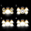 LATARKA CZOŁOWA 5x LED CZOŁÓWKA MOCNA LAMPKA CREE T6 NA GŁOWĘ AKUMULATOROWA