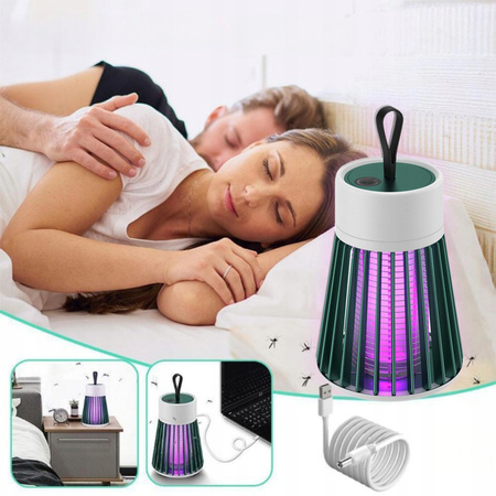 LAMPA OWADOBÓJCZA NA KOMARY MUCHY OWADY ELEKTRYCZNA PUŁAPKA SKUTECZNA UV