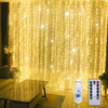 KURTYNA ŚWIETLNA 300 LED 3x3m SOPLE LAMPKI GIRLANDA PILOT DRUCIKI BIAŁE