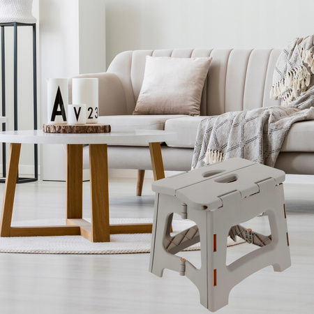 Stołek Taboret Składany Krzesło Składane Duży Antypoślizgowe Nóżki 135kg