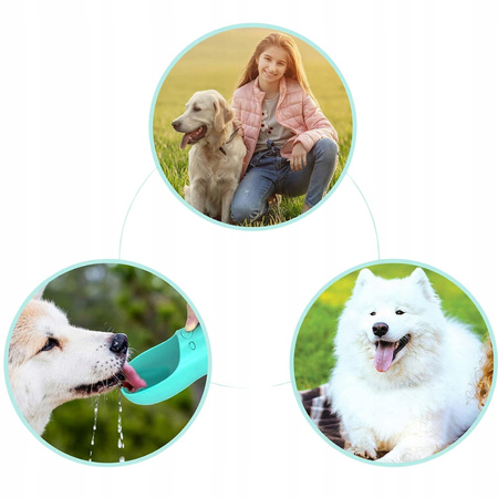 BUTELKA MISKA TURYSTYCZNA BIDON NA WODĘ PRZENOŚNA POIDŁO DLA PSA KOTA