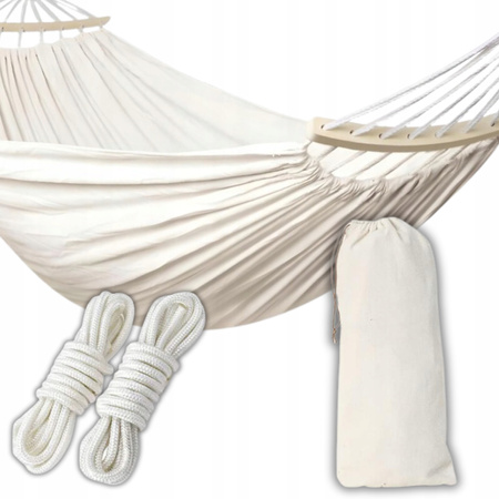 HAMAK OGRODOWY 2 OSOBOWY HUŚTAWKA XXL MOCNY WZMOCNIONY PAŁĄK DUŻY + TORBA