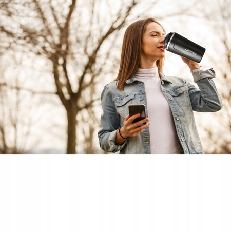 KUBEK TERMICZNY TERMOS 510 ML WYŚWIETLACZ EKRAN LCD NA KAWĘ HERBATĘ SMART