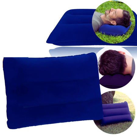 PODUSZKA PODRÓŻNA TURYSTYCZNA DMUCHANA DO SAMOCHODU SAMOLOTU ZAGŁÓWEK SZYJĘ