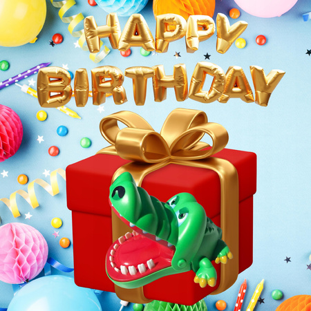 GRA KROKODYL KAJMAN CHORY ZĄBEK U DENTYSTY DUŻY RODZINNA ZABAWKA DLA DZIECI